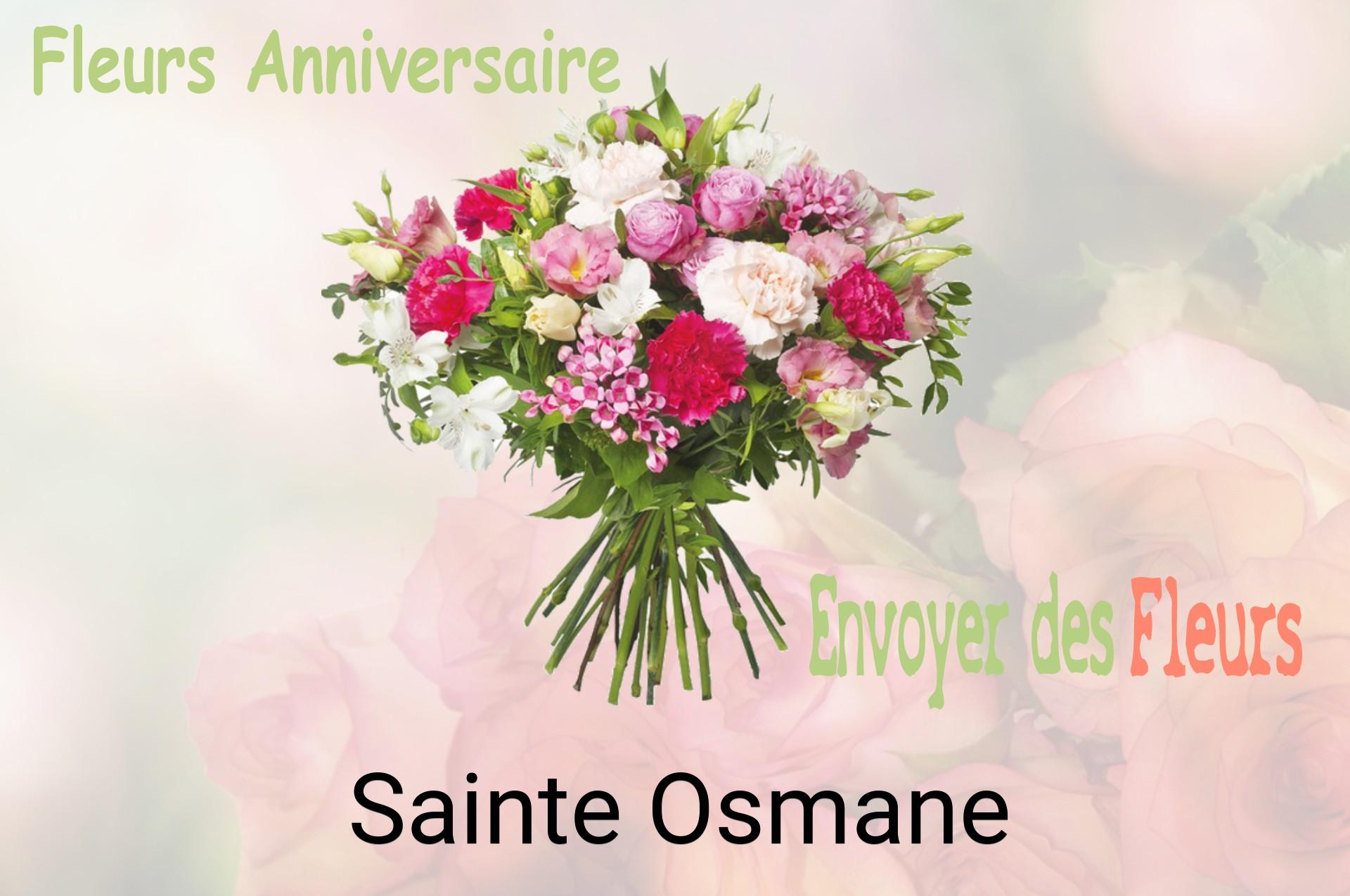 Bouquet de fleurs d’anniversaire livré à Sainte-Osmane