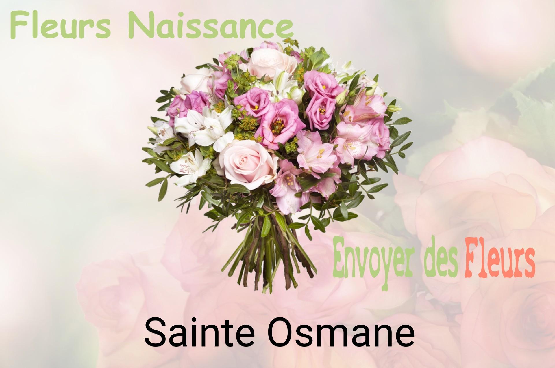 Bouquet de fleurs de naissance livré à Sainte-Osmane